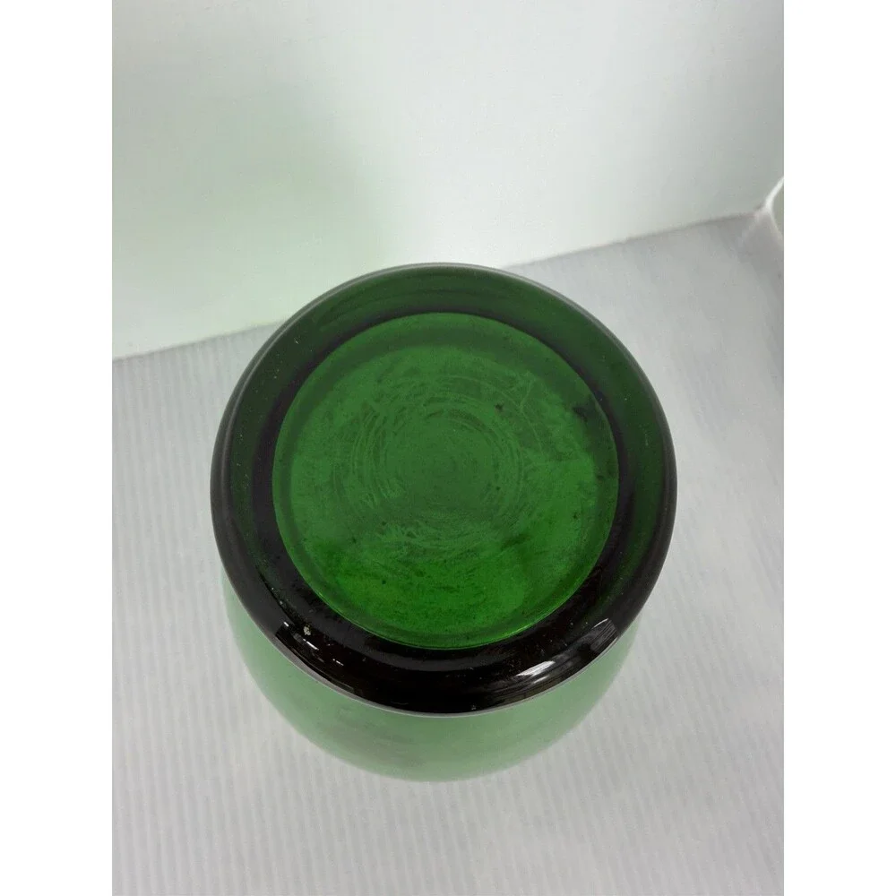 Vintage Anchor Hocking Emerald Forest Green Bud Vase 6.5